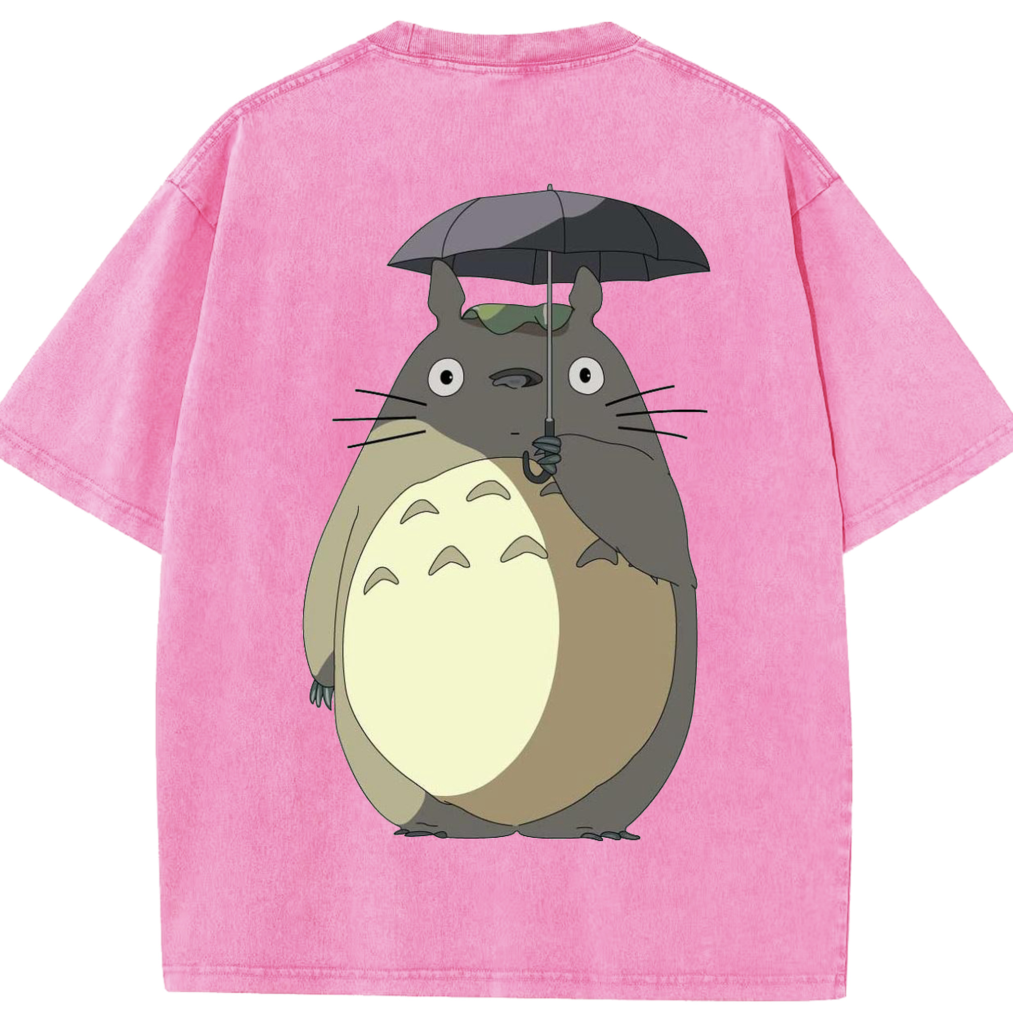 （画像用） となりのトトロ 草壁メイ 草壁サツキ My Neighbor Totoro Satsuki Kusakabe Mei Kusakabe 綿100% ヴィンテージ風 半袖Tシャツ（背面プリント）